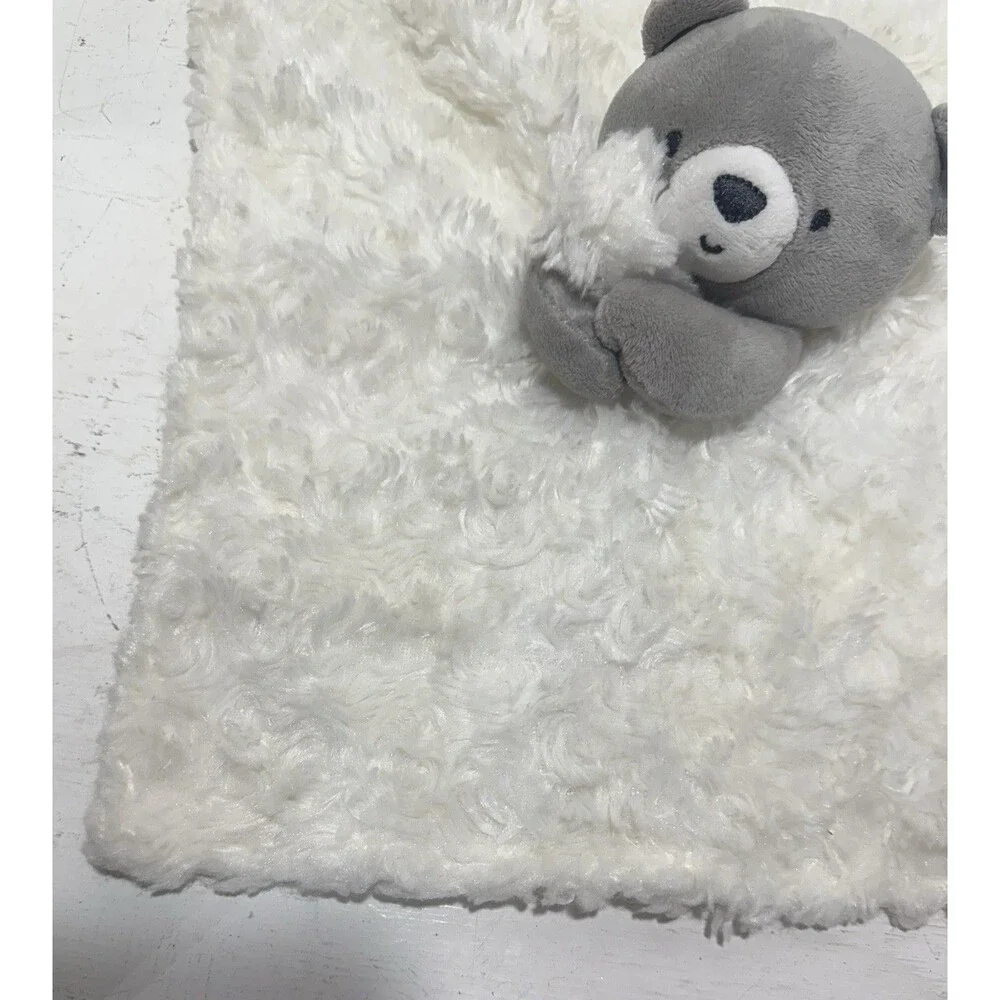 Just One You Grey White Bear Print Lovey 13